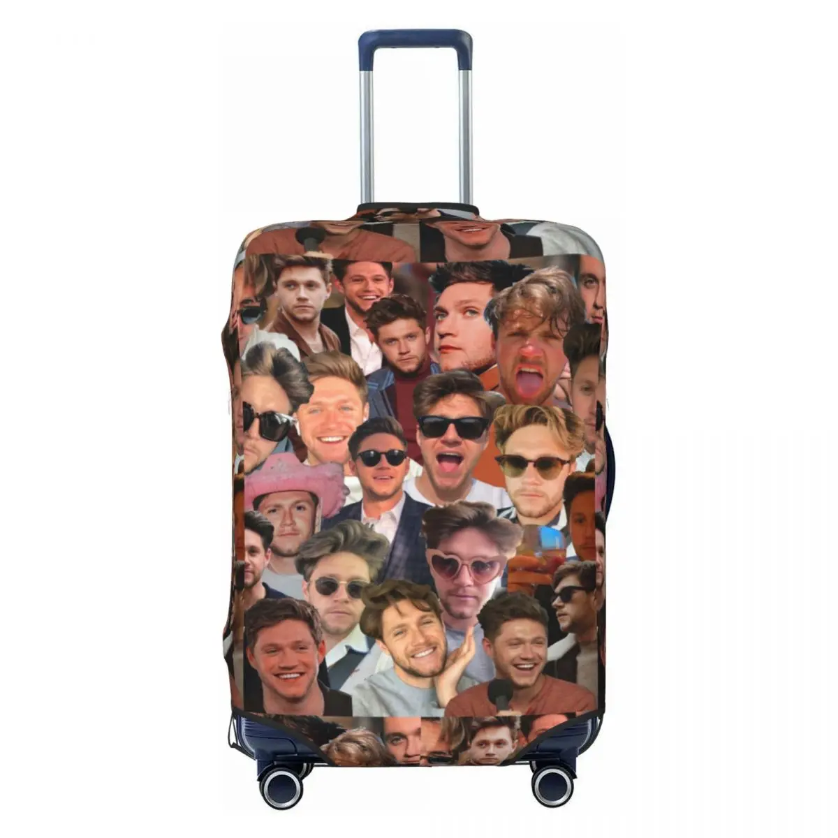 NiallHoran Photo Collage Suitcase Cover Funny Business Protection Vacation Fun Luggage Supplies Christmas Gift