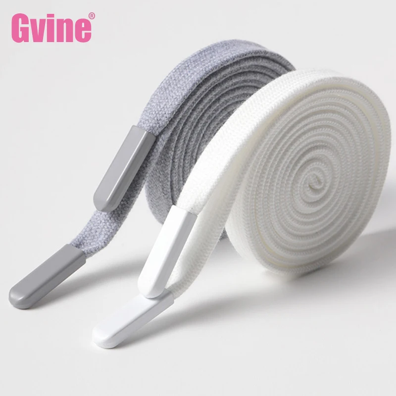 5Pcs 140cm Flat Cotton Braided Cord for Sweatpants Waist Cords Sportwear Drawstring Hoodie Rope Garment DIY Sewing Supplies
