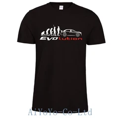 Evo Evolution Car Mitsubishies Lancer 3D Printed Cars T Shirt Popular Short Sleeve Tees DTM Women TShirt For Men XS-3XL
