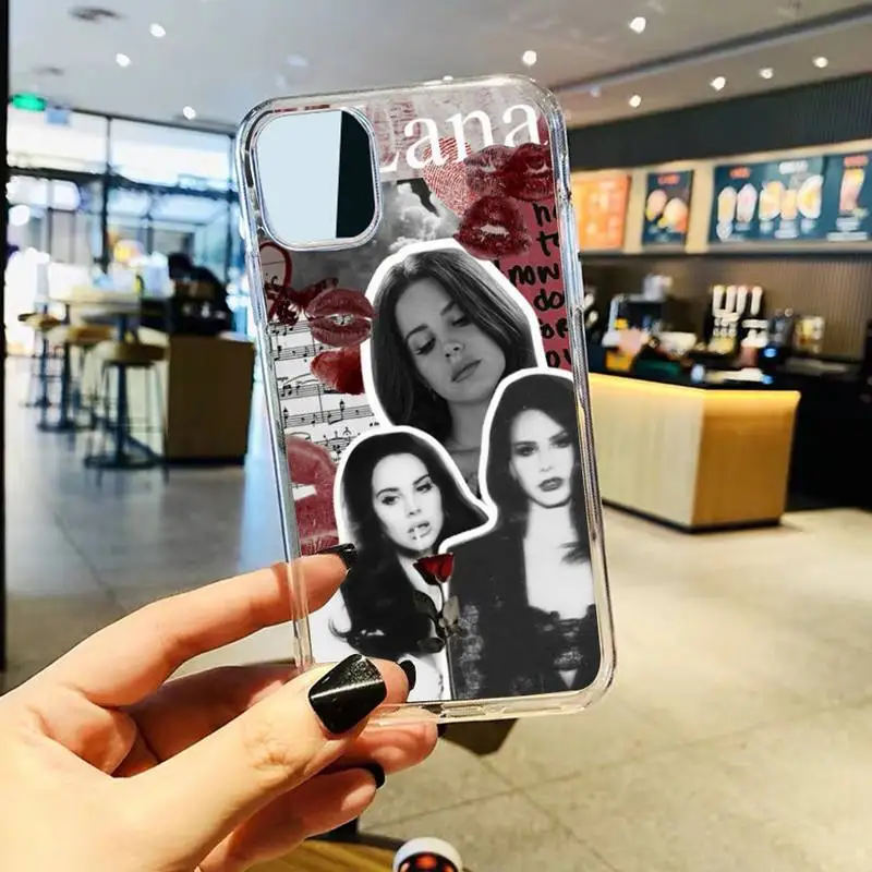 Lana Del Rey Kraft Poster Phone Case Transparent soft For iphone 12 11 13 14 x xs xr pro max mini plus