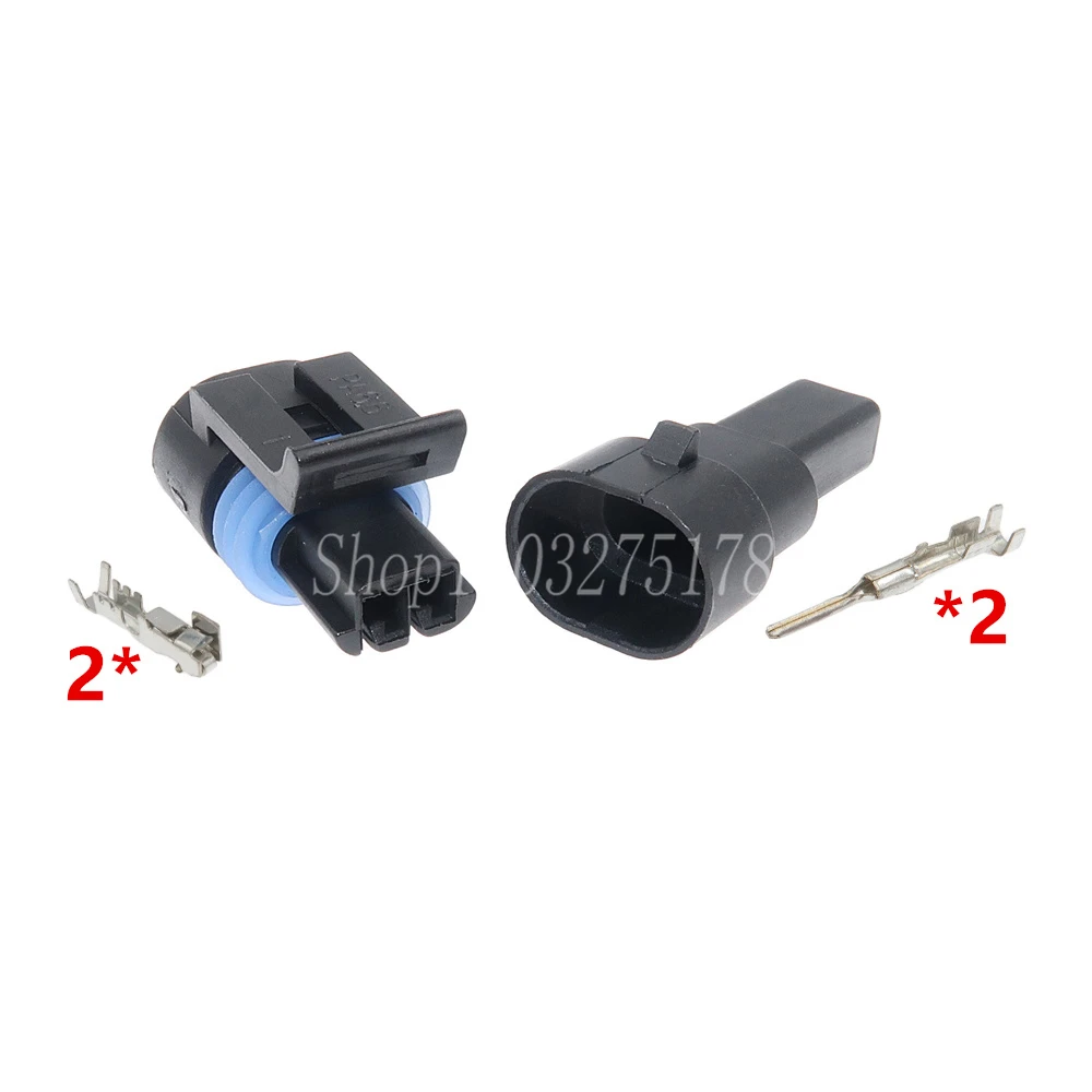 1 Set 2 Pin 12162193 12162195 Car Water Temperature Sensor Wire Cable Connector for Buick Excelle Regal Sail GL8 Lacrosse