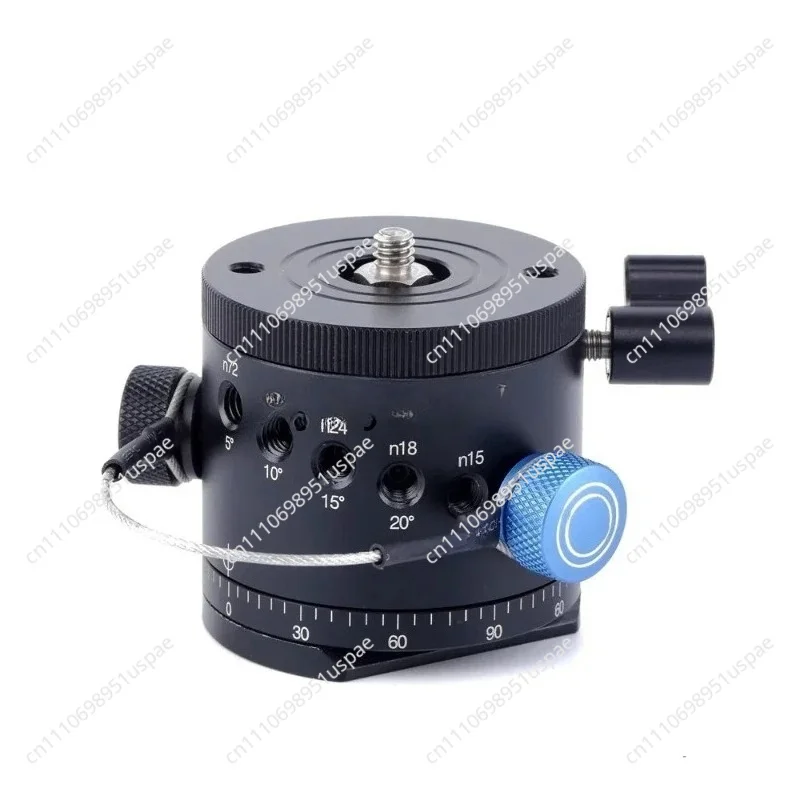 Suitable for DH-55D HDR Panorama Tripod Ball Head Panoramic Indexing Rotator Aluminum Alloy Max. Load 15kg/33Lbs