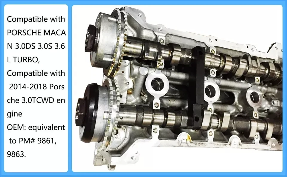 Engine Timing Tool for Porsche MACAN 3.0DS 3.0S 3.6L Turbo Cayenne Panamera 3.0T Engine Timing Tool PM# 9861, 9863