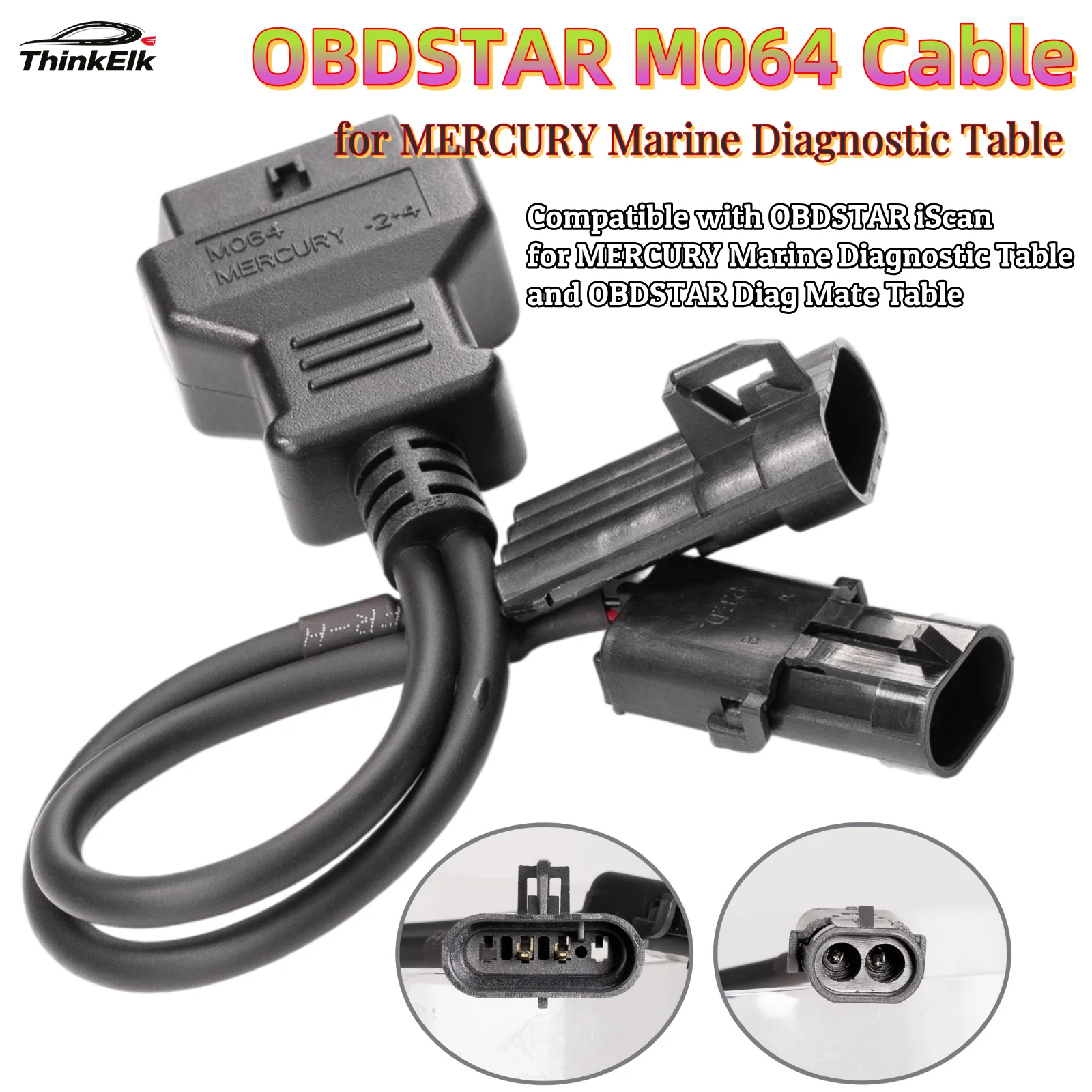 OBDSTAR M064 Cable for MERCURY Marine Diagnostic Table Compatible with OBDSTAR iScan and OBDSTAR Diag Mate Table