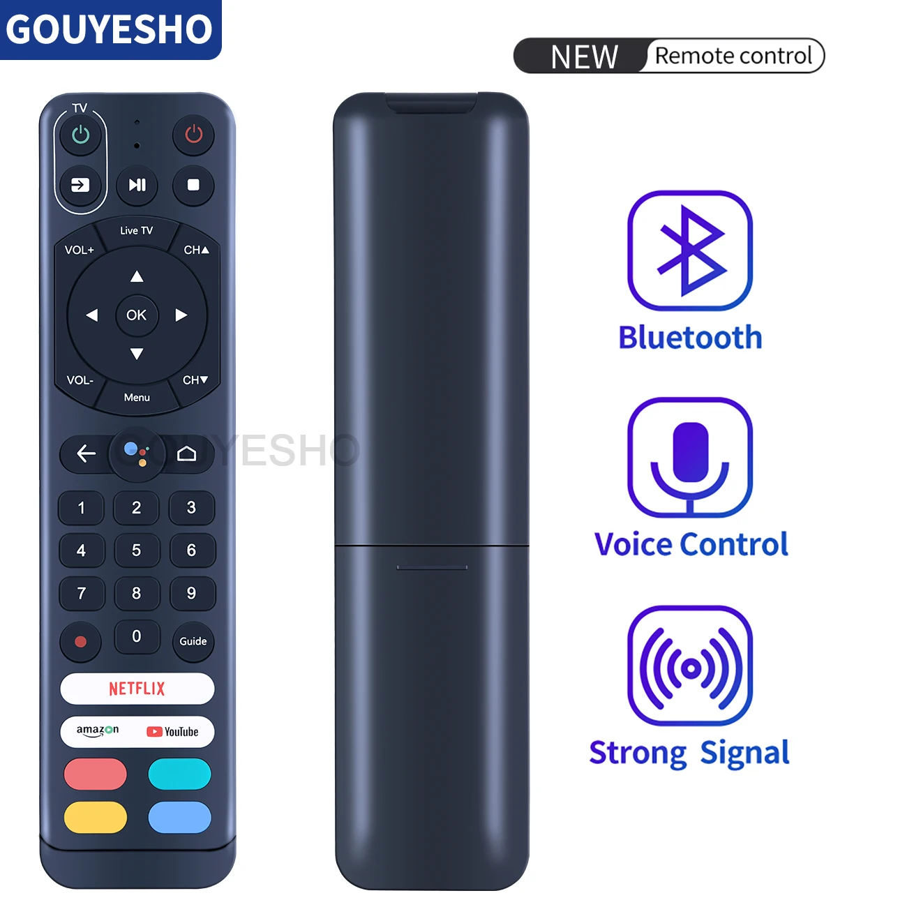 New Remote control for GEARHEARTI TV EVOLUTION DIGITAL EVO PRO Bluepeak MergeTV Vexus