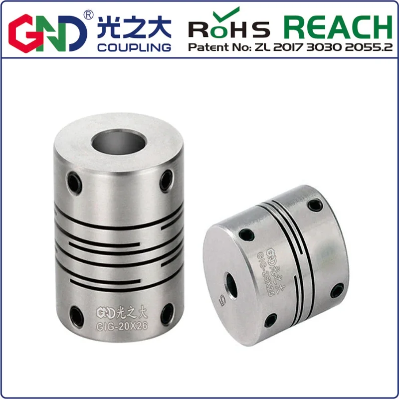 

GIG stainless steel parallel wire series shaft couplings D12L18.5