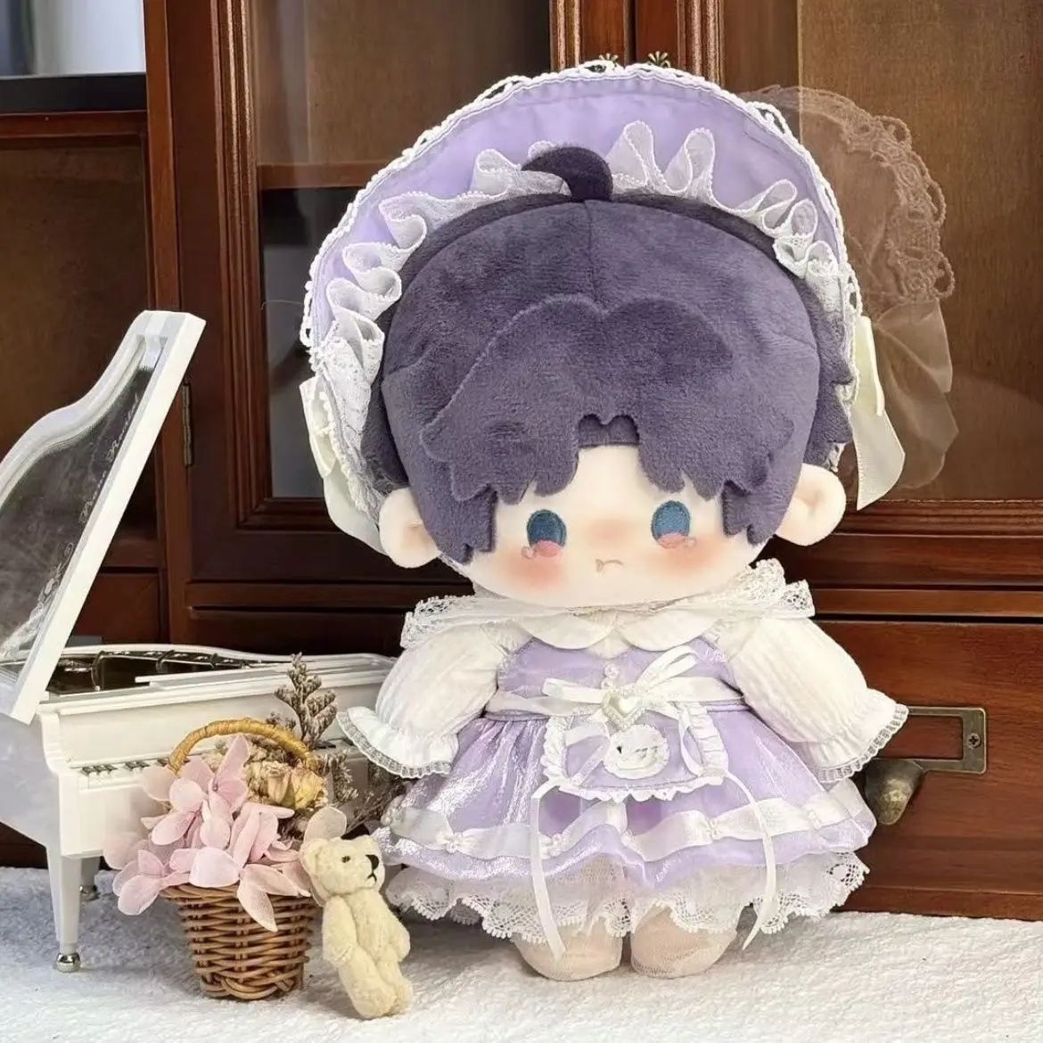 Одежда для плюшевых кукол Kawaii 20 см милый осенний комплект с юбкой наряд без атрибутов хлопковых модный осенне-зимний гардероб