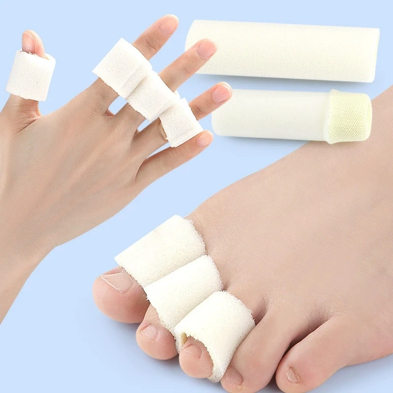 

1/2Pcs Sponge Finger Toe Protector Separator Applicator Pedicure Corn Callus Remover Hand Pain Relief Soft Tube Foot Care Tool
