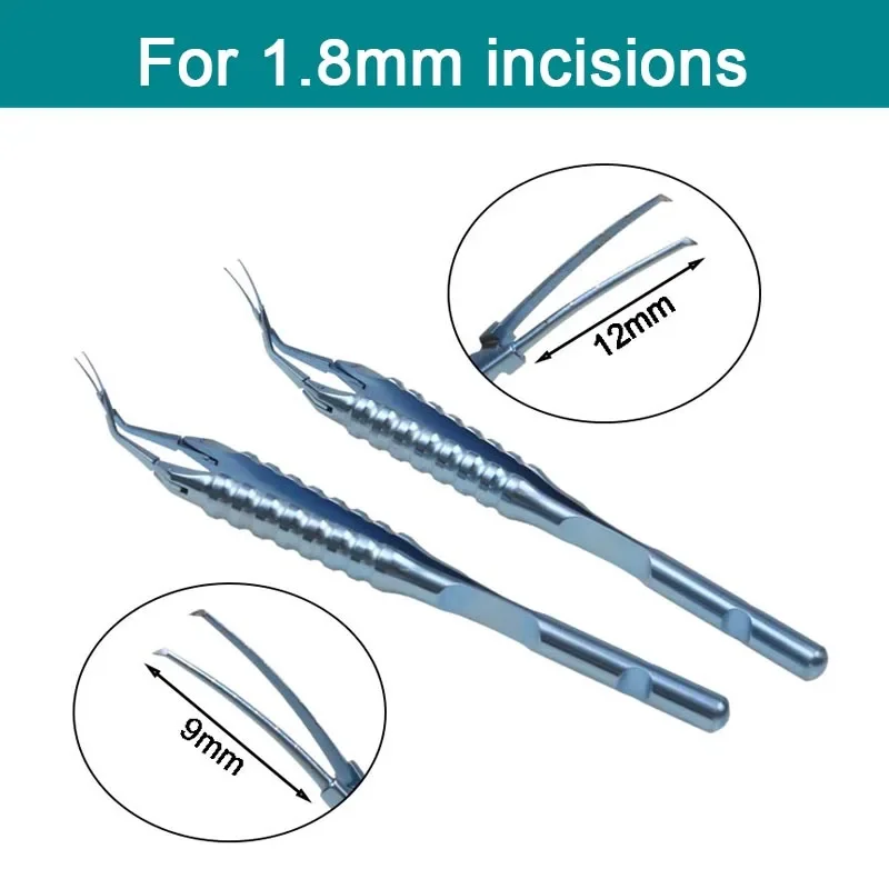 Inamura-fórceps de Capsulorhexis, herramienta para párpados, instrumento oftálmico de titanio