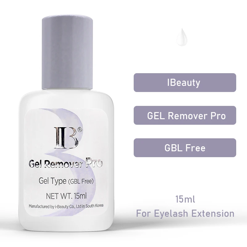 

IBeauty Glue Remover Pro GBL Free IB Eyelash Extension Glue 15ml Gel Type Debonder Original Korea Removal Adhesive Hardener