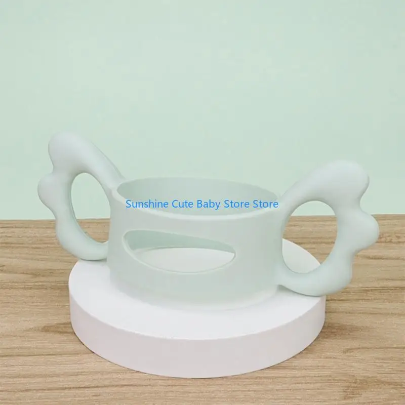 

C5AF Baby Feeding Bottle Trainer Easy Grip Silicone Handles High Standard Hand Shank