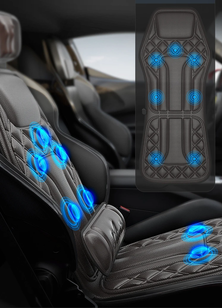 Car Massager Multifunctional Full Body Car Massage Cushion Heating General Purpose Truck Seat Ventilation Cervical Massage