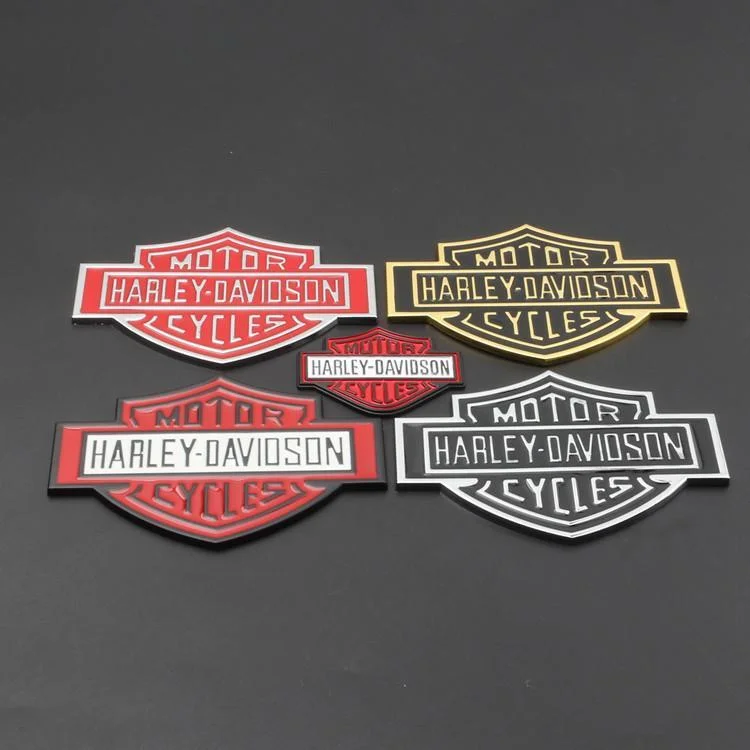 1 قطعة ثلاثية الأبعاد ستيريو الجسم المعدني ملصقات الدراجات النارية الزخرفية شارة تعديل ل هارلي ديفيدسون إلكترا الإنزلاق الترا الكلاسيكية ملحق