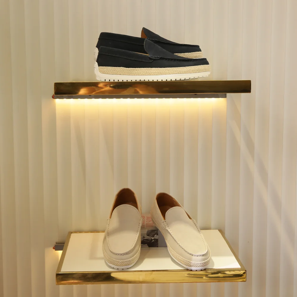 

Elite Standard! Top Layer Cowhide Luxury Men's Casual Slip-On Loafers Fashionable Comfortable Wear Resistant All Season Shoes