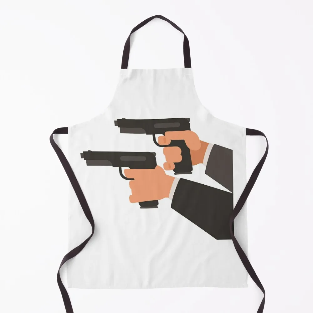 

Hands with guns Apron kitchen clothes House Things For Home And Kitchen Apron