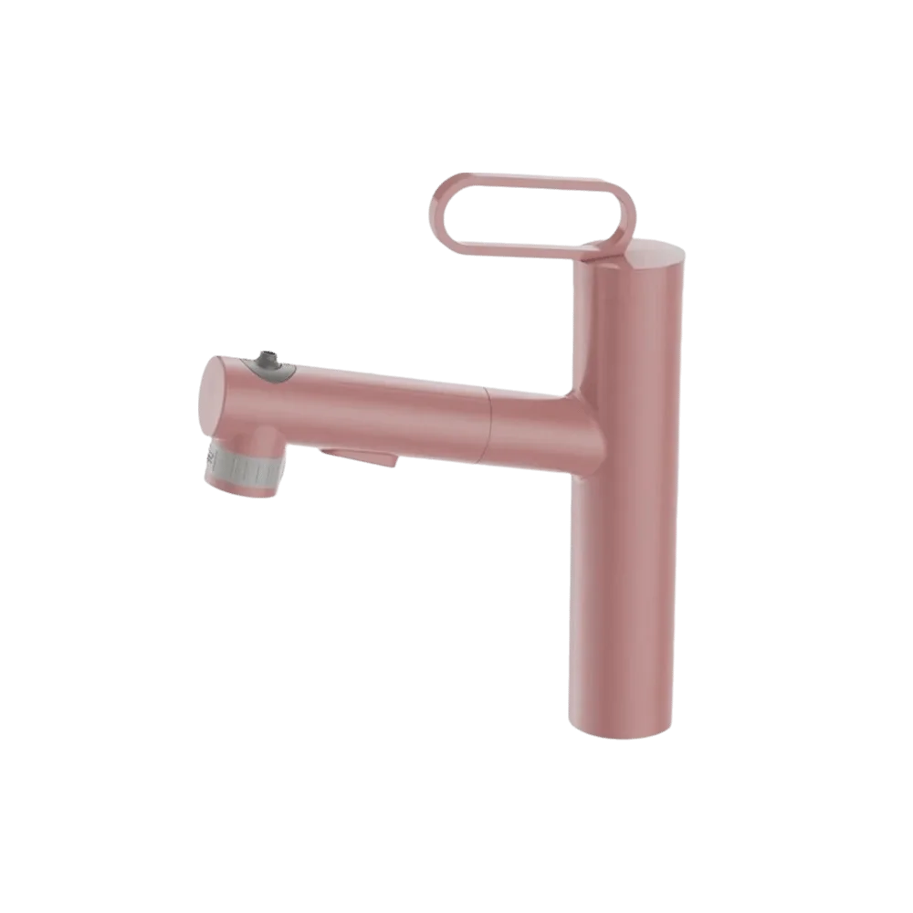 

Three Ways of Water Discharge Wash Basin Faucet 60cm Wide Range Telescoping Pull Type Faucet Copper Alloy Rotating Basin Faucet