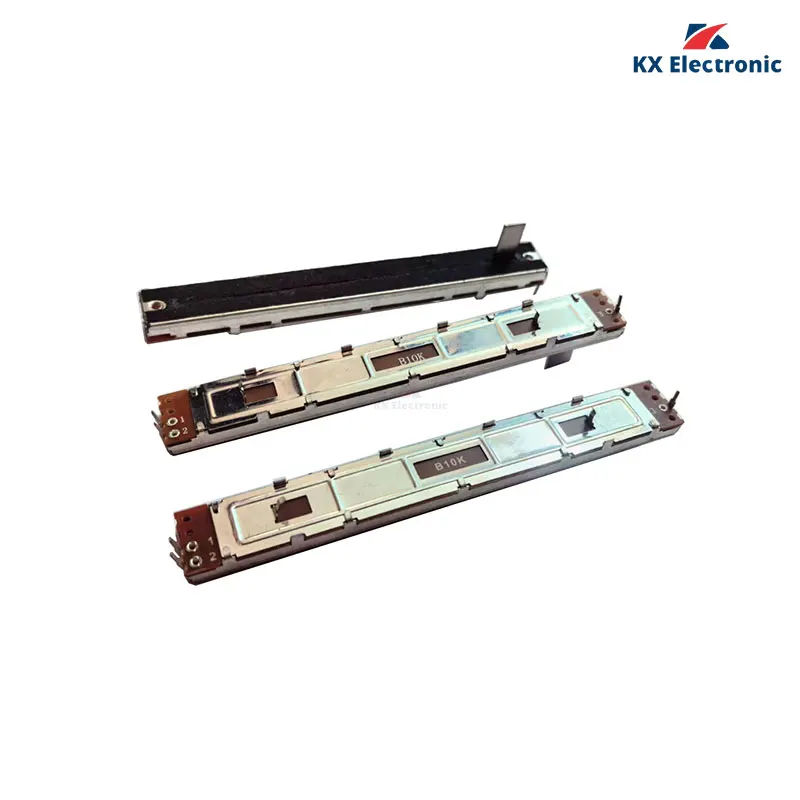 1 قطعة مقياس الجهد الانزلاق المستقيم SC1009N B10K الطول الإجمالي 128 مللي متر السفر 100 مللي متر طول المقبض 8 مللي متر 15 مللي متر 3 دبوس خلط حجم وحدة التحكم #1