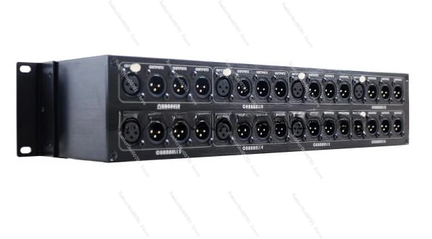 16-in-48-out Cannon Audio Distributor Stage Performance Wedding Conference Engineering Standard 2U All-Aluminum Chassis