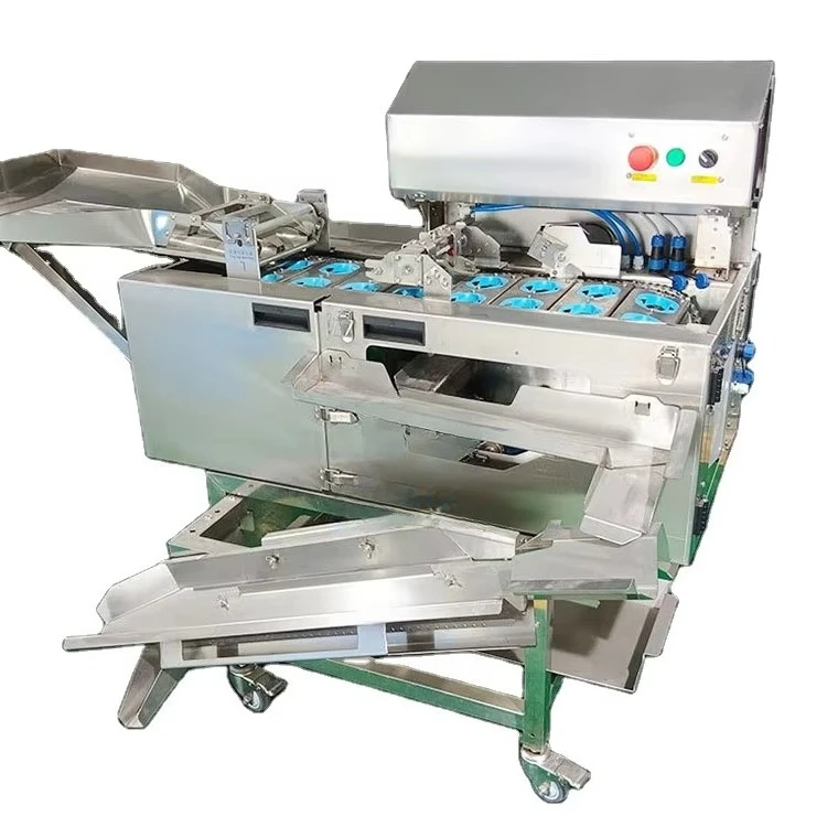 Industrial 4-Row Liquid Egg Extractor Custom Automatic Egg Yolk White Breaking Separating Machine