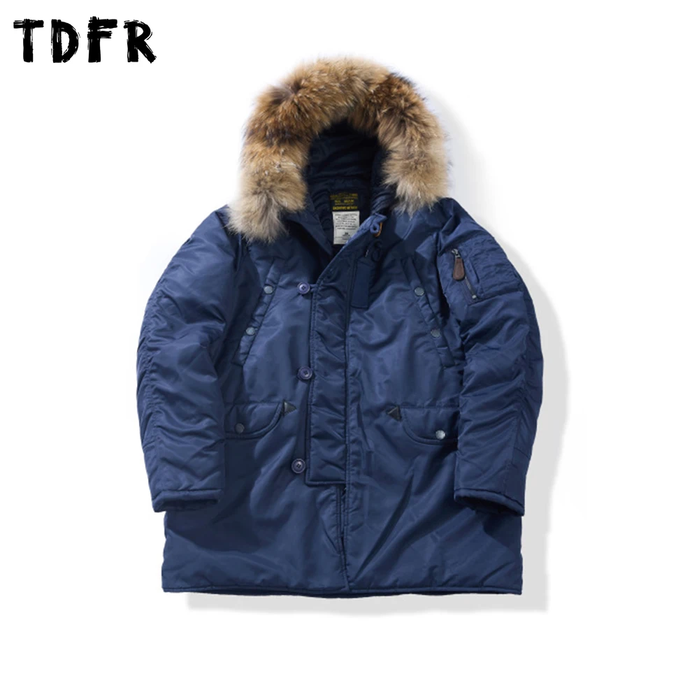 

Multi-Pocket Cargo Parkas Mens Solid Color Safari Style Winter Warm Long Sleeve Hooded Thick Outerwear Man