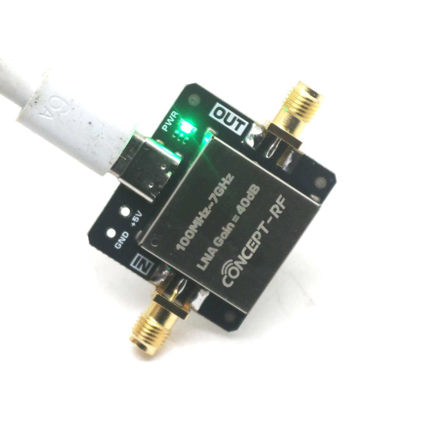 100Mhz-7GHz Ultra Low-Noise Amplifier High Flatness Amplifiers LNA 10DB 20DB 30DB 40DB GaIN FOR RF Receiver Signal System SDR