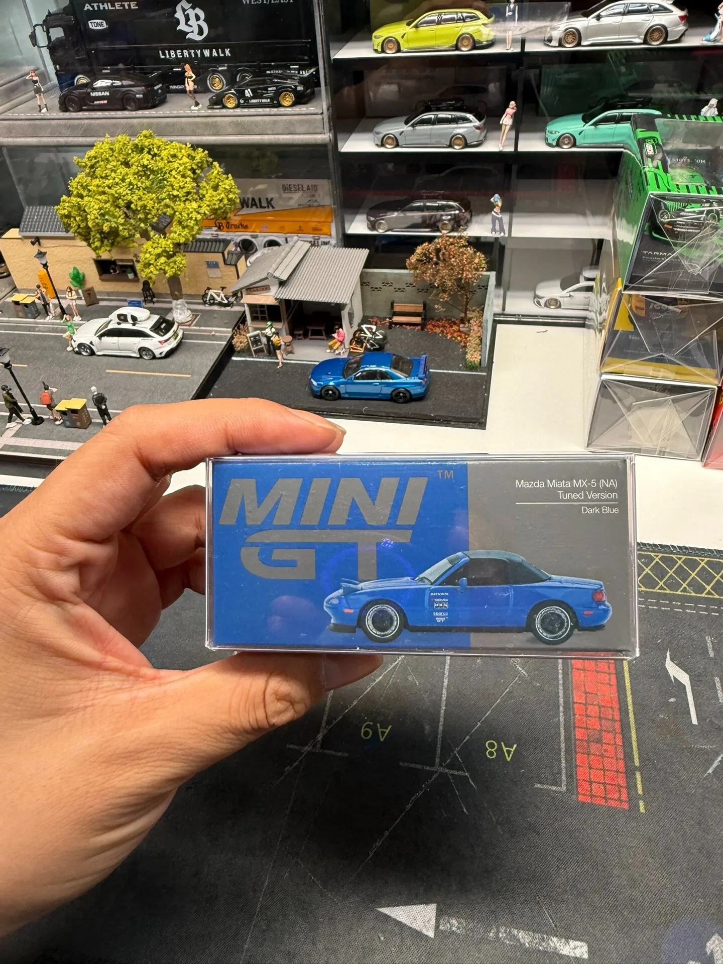 Diecast MINIGT 1:64 Scale Mazda Miata MX-5 NA Alloy Car Model