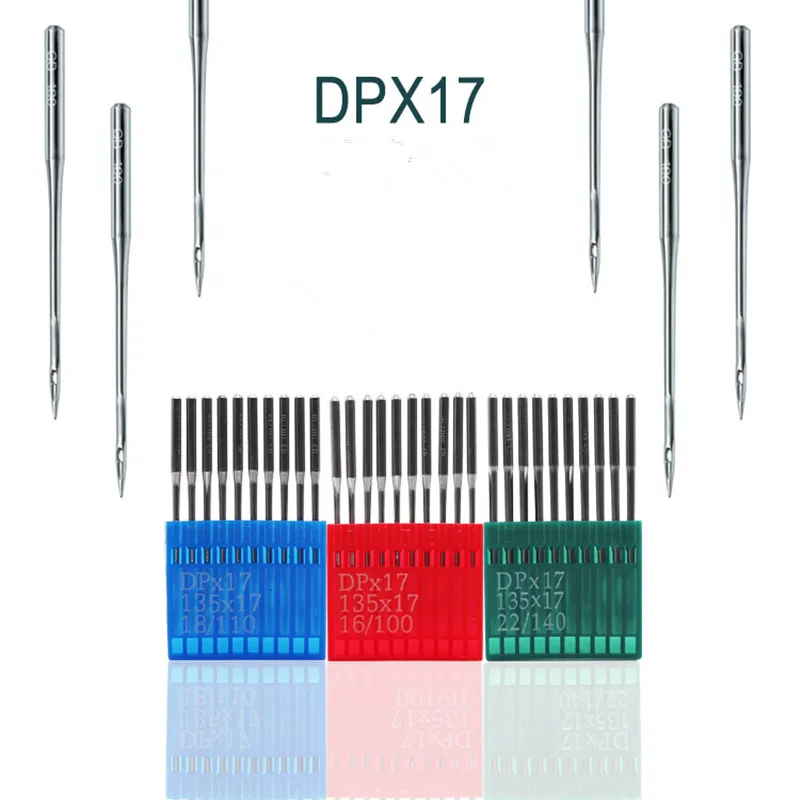 10Pcs Leather Industrial Sewing Machine Needles Cutting Point Dp17 Dp*17 For Juki Typical for Brother Janome Siroba Kancai Juki