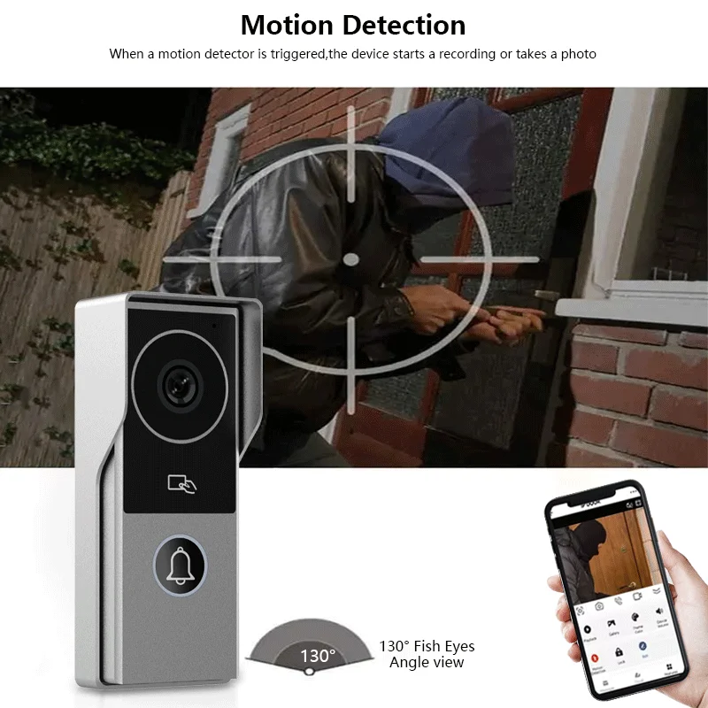 Sistema de videoportero Digital de 2 cables, Monitor WIFI inalámbrico de 10 pulgadas, cámara de portero de 1080P, tarjeta de timbre de vídeo, desbloqueo por aplicación Tuya