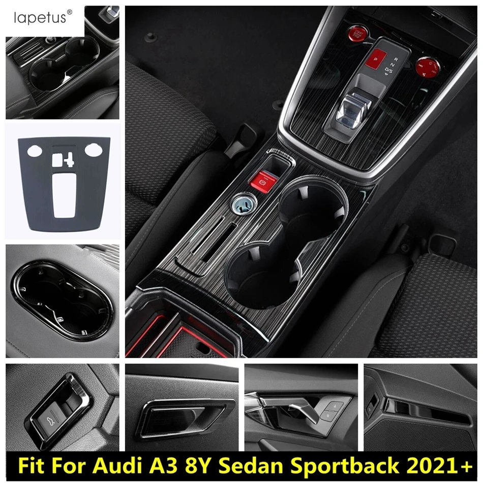 

Gear Shift Panel / Water Cup Holder / Glove Box / Handle Bowl Cover Trim Accessories For Audi A3 8Y Sedan Sportback 2021 - 2024