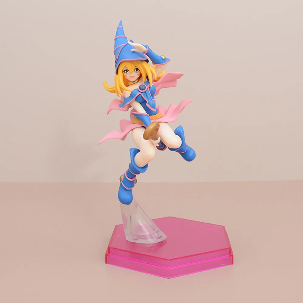 21CM Game Character Dark Magician Girl Figures Two-dimensional Girl Kawaii Magician Doll PVC Gift Toys Collector japanese dolls