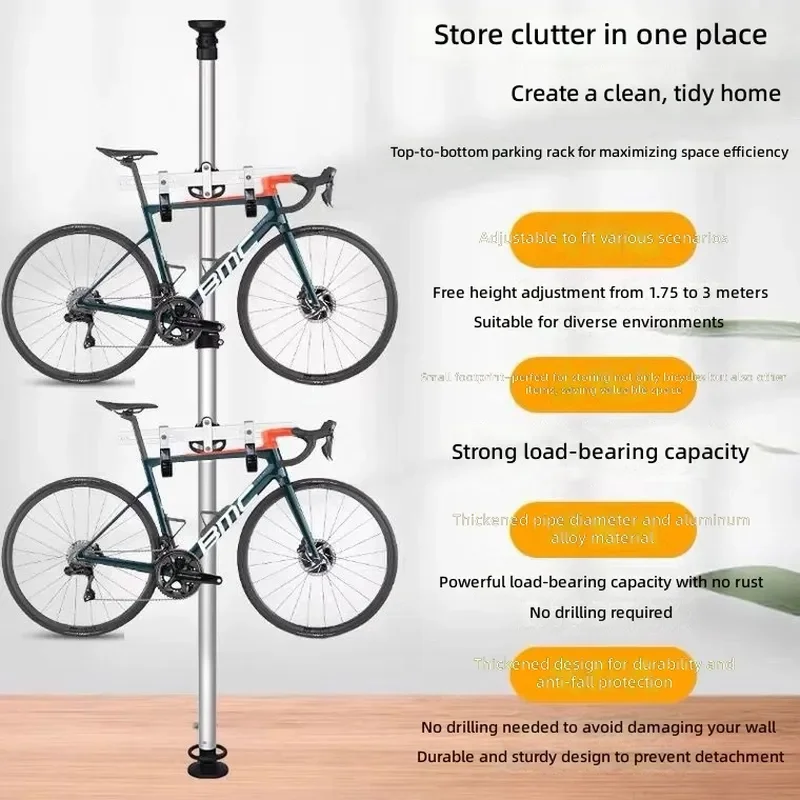 for Bicycle Hanger Wall Upright Trailer Rack for Mountain Bike Parking Rack for Road Bike Display Rack Storage Stand