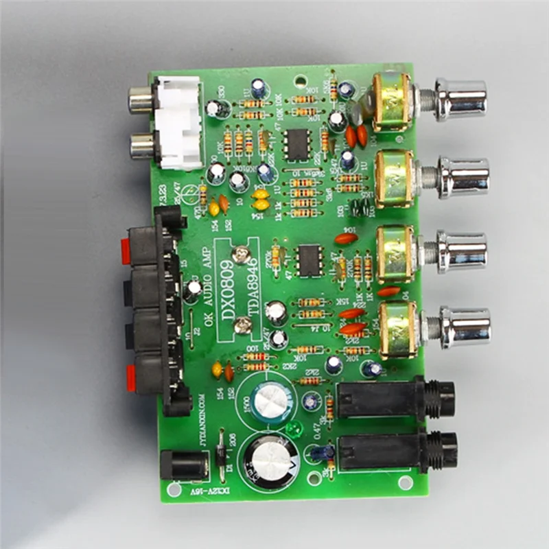 ABJG-DC 12V 40W+40W Stereo Audio Amplifier Board Digital Microphone Amplifier with Tone Control