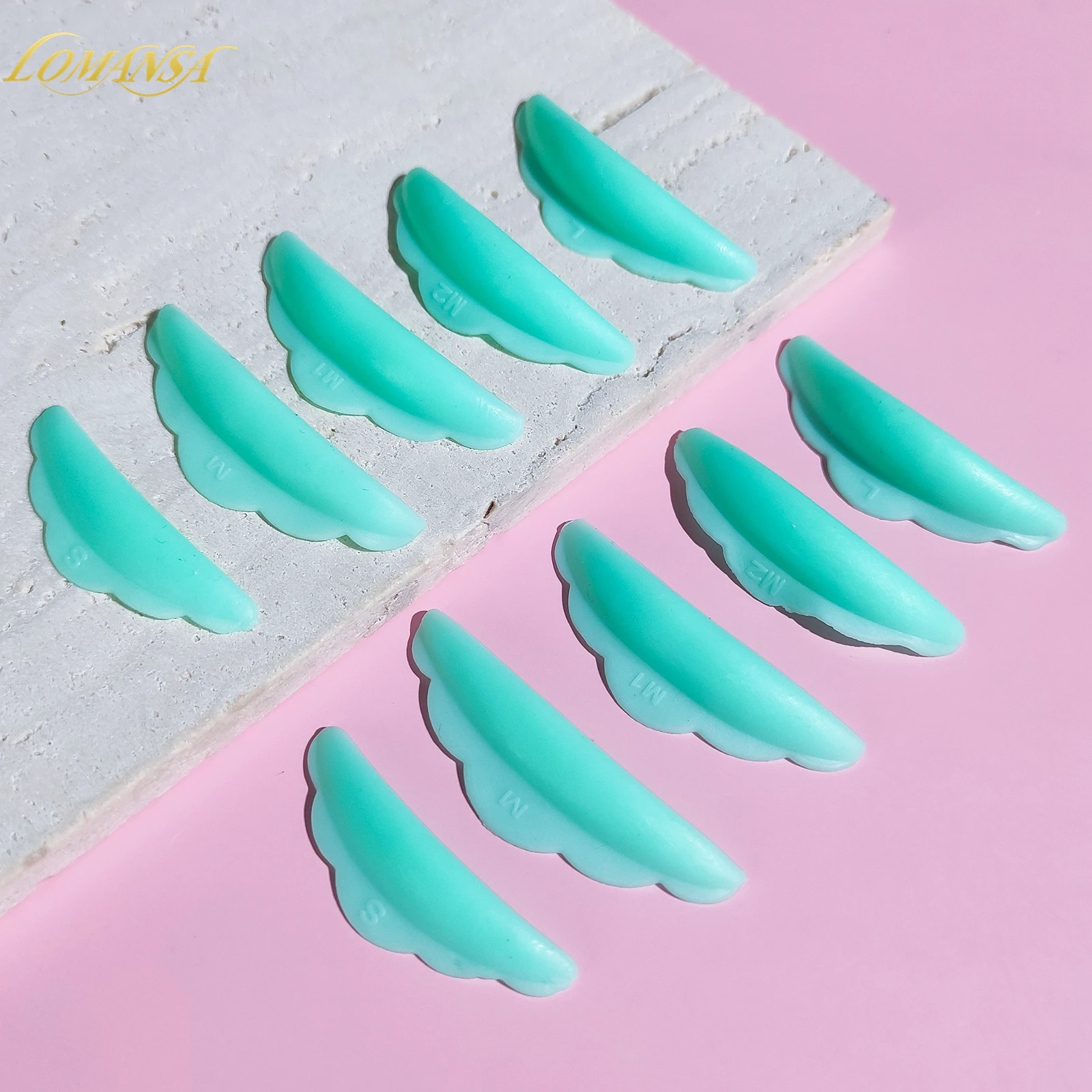 Lomansa 새로운 실리콘 속눈썹 허용 패드 속눈썹 연장 용품 메이크업 액세서리 속눈썹 연장 속눈썹 리프팅 도구