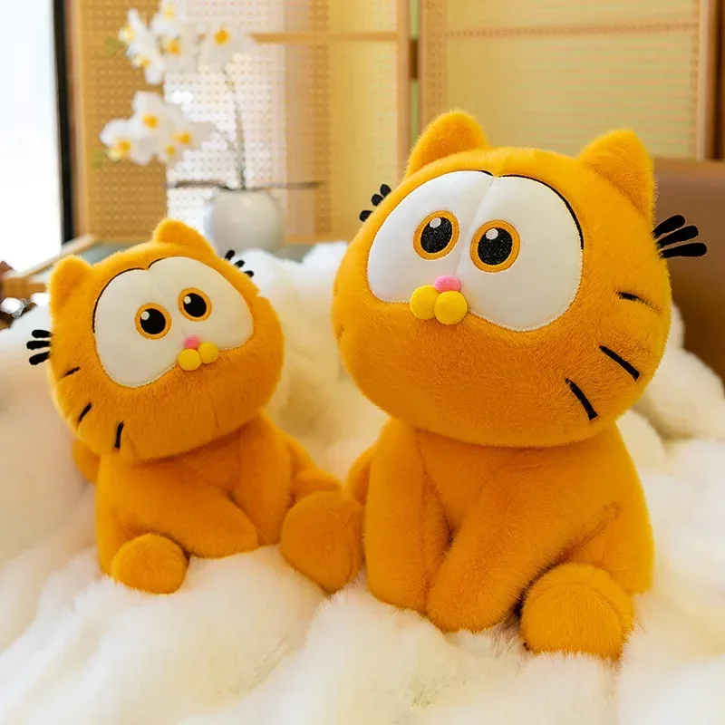 25/35/50/60Cm Cartoon Anime Garfield Plsuh Toy Down Cottn Filling Appease and Accompany Doll Kawaii Room Decoration kids Gifts