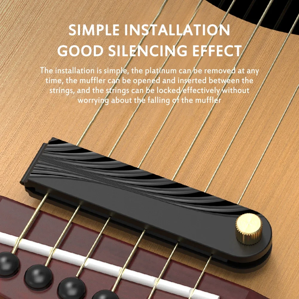 Professional Guitar Silencer Mute Pad Folk Guitar Home Practice Silencer Musical Instrument Accessory guitar accessories