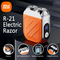 Xiaomi Electric Razor Rechargeable Dual Head Magnetic Electric Shaver Waterproof Portable Digital Display Electric Beard Knife