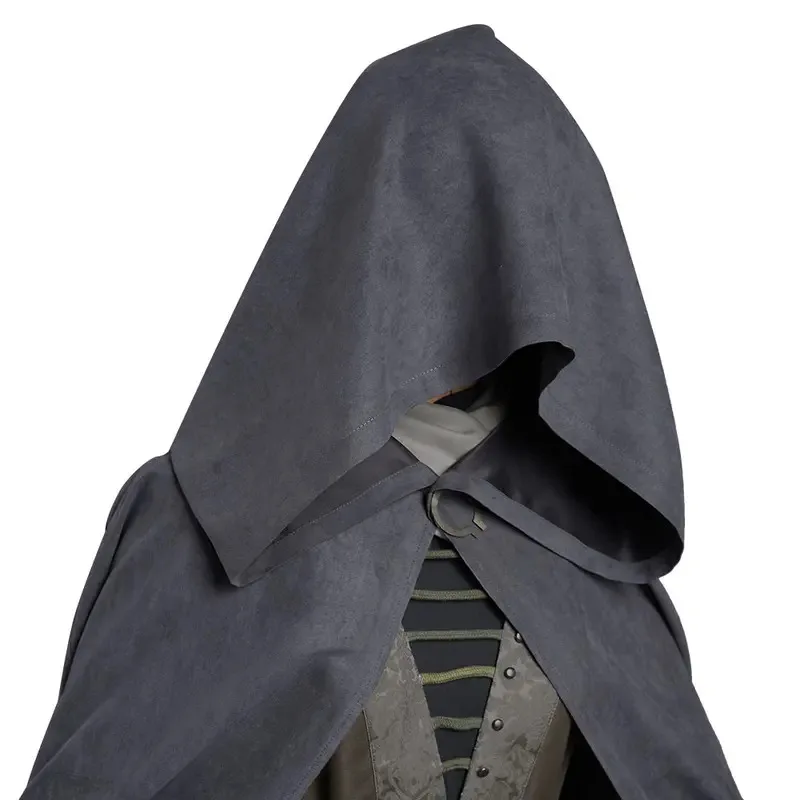 ميلينا المرأة عباءة فستان تمويه تأثيري حلي لعبة ER فانتازيا لعب الأدوار وشاح حزام ملابس هالوين كرنفال البدلة القماش #4