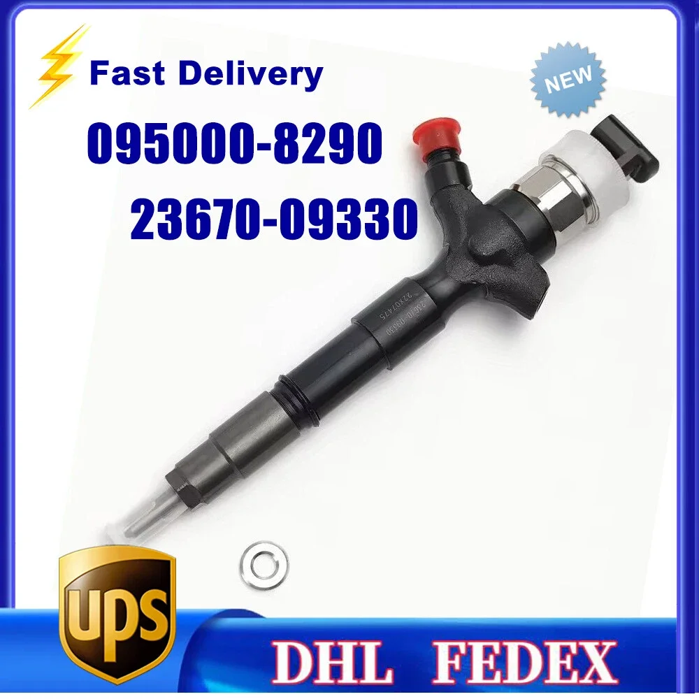 

095000-8290 23670-09330 Diesel Fuel Injector For H/i-a/c-e HI/L-U/X 1KD-FTV