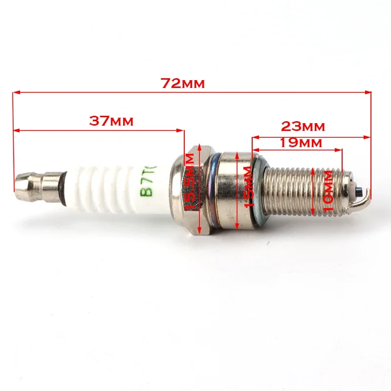 

Motorcycle Spark Plug B7TC CR7E CR7EIX CR8E CR8EIX CPR7EA9 CPR8EA9 CPR8EAIX9 UR4DC UR6DE IU24 IU22 PRG6HCC 96067
