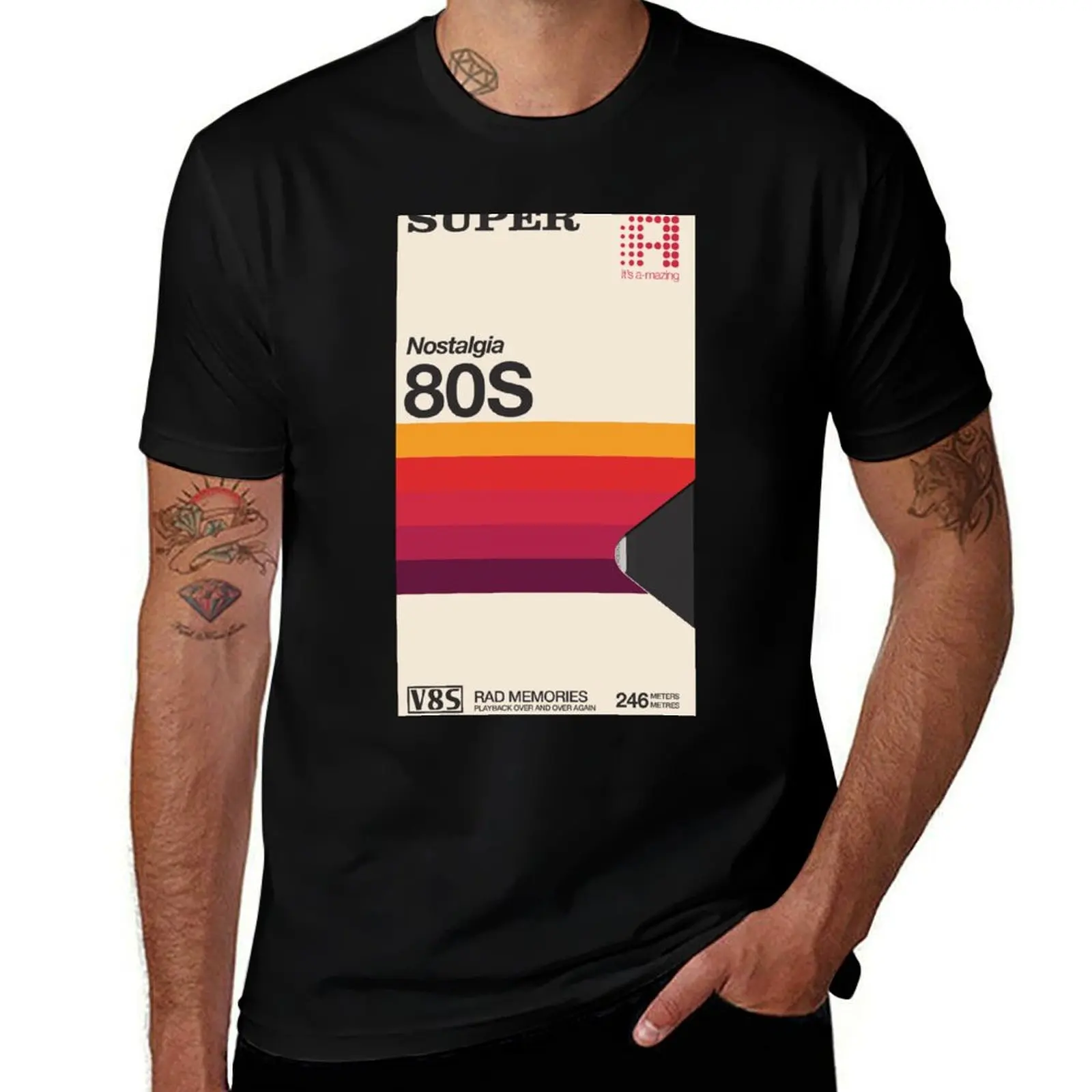 Super tape T-Shirt Functional Casual Short Sleeve Tee T-Shirt