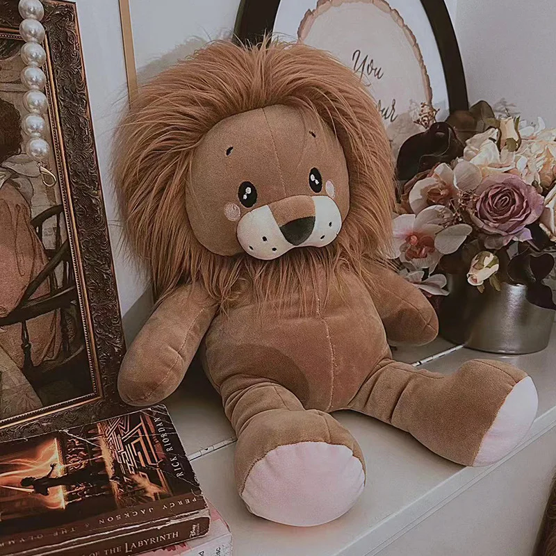 

Simulation Lion Plush Toy Cute Cartoon Stuffed Animals Lions Plushies Doll Anime Soft Kids BabyPeluche Toys for Girls Boys Gifts