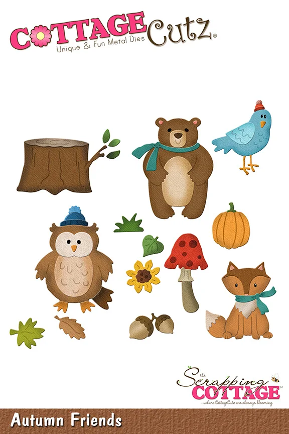 2023 nowe wykrojniki do metalu Halloween liść klonu sowa dekoracja Scrapbooking tłoczenie Clipbook szablon kartka z życzeniami ręcznie robione