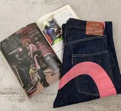 Y2K celana jeans lurus hip-hop pria, pakaian jalanan longgar punk tinggi motif kepribadian jalanan retro bergaya jalanan