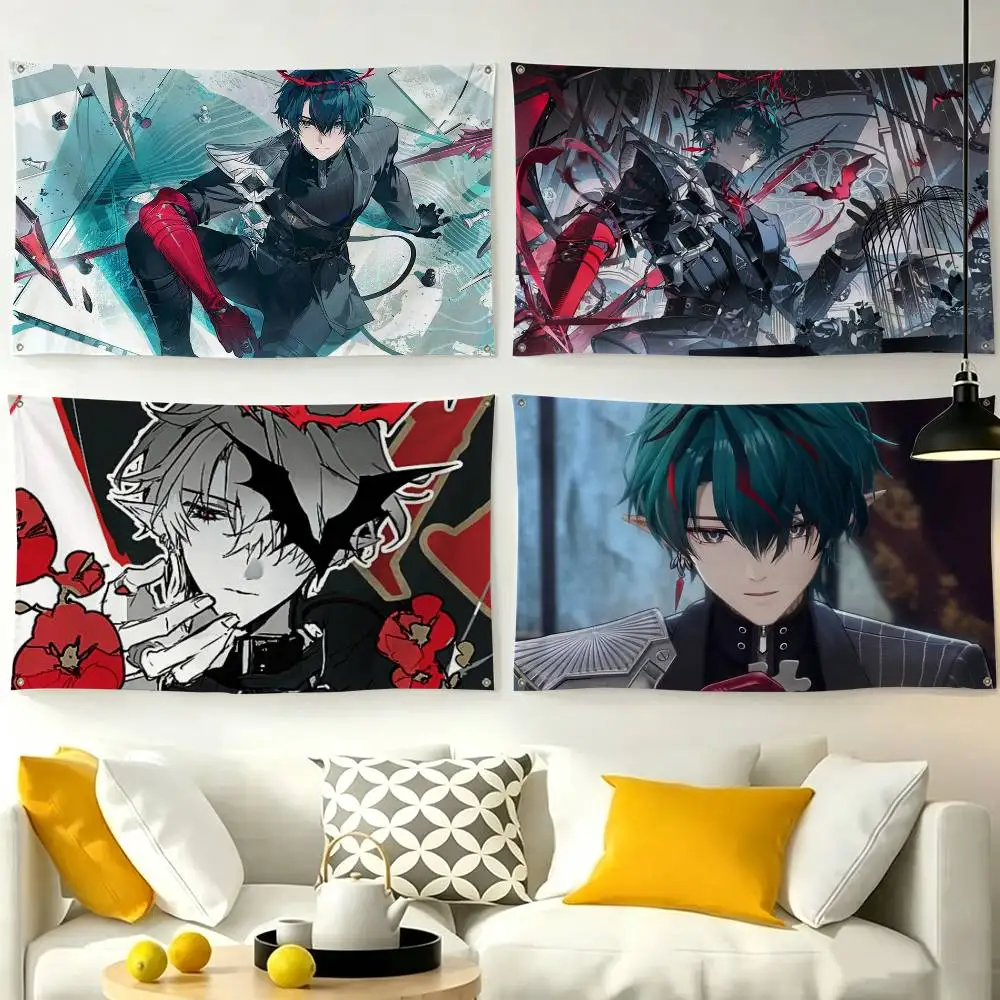 Arknights Endfield Camille Game  Flags Wall Hanging Tapestry Outdoor Garage Room Decorative flag Background Blanket