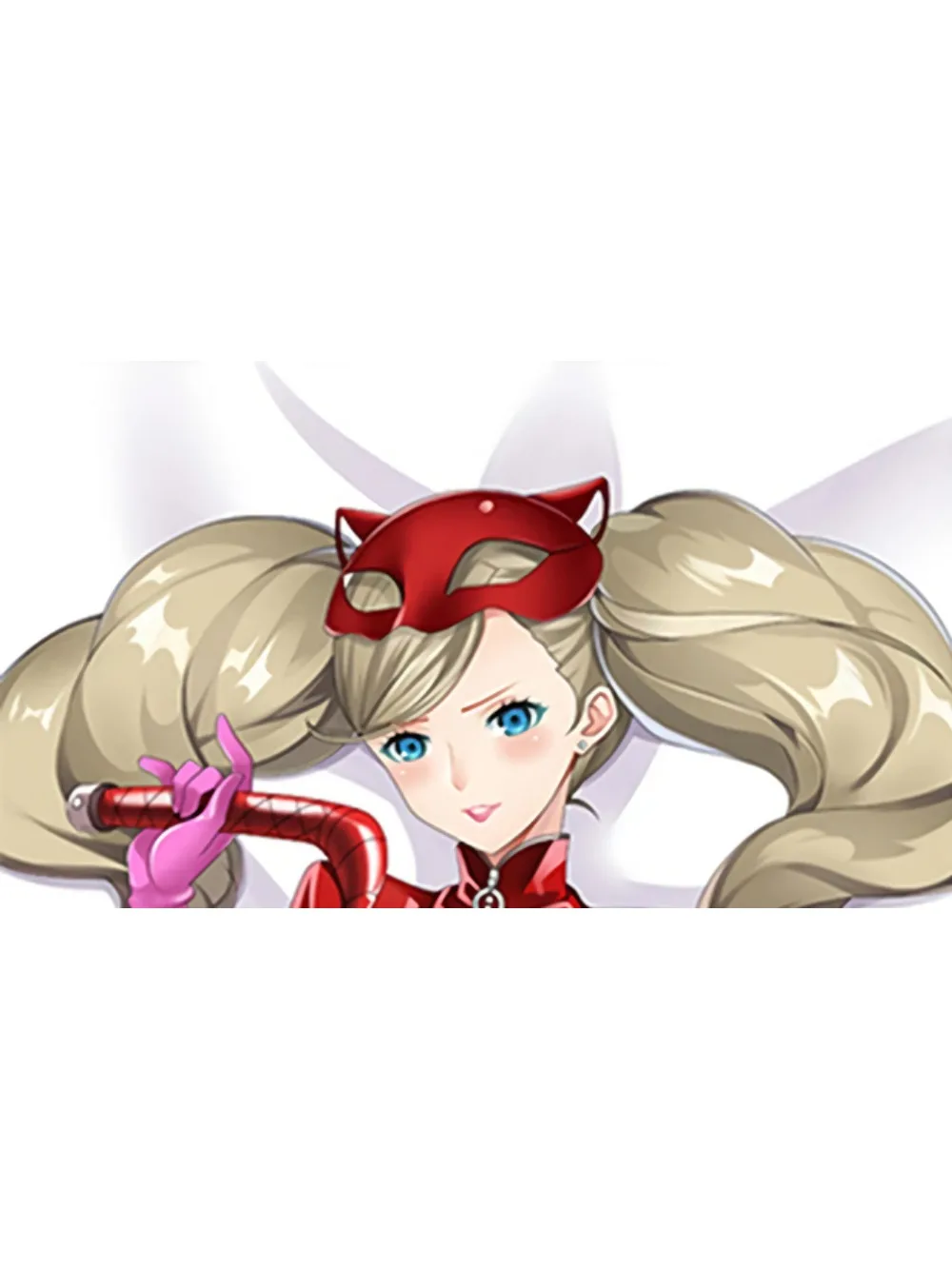 Ann‑Takamaki Anime Fan Gift Long Hugging Pillow Cover Blue Eyes Red Mask Girl Art Print Decor Body Cushion Case