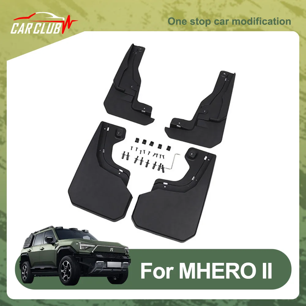 

4 Pcs Fit For Dongfeng MHERO II M-Hero M817 Four Wheel Mudguard Car Modification Accessories Scratch-resistant Wear-resistant