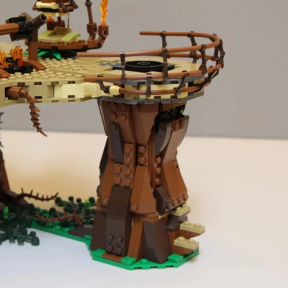 Jouet modèle de briques de construction Moc Night pour amis, expert créatif, cabane dans les arbres, architecture de rue, cadeaux d'anniversaire et de nouvel an, 1990 pièces