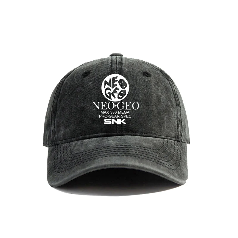 Gorra de béisbol con logotipo Neo Geo Pro Gear Spec para hombre, gorro desgastado, Retro, ajustable, MZ-558, Verano