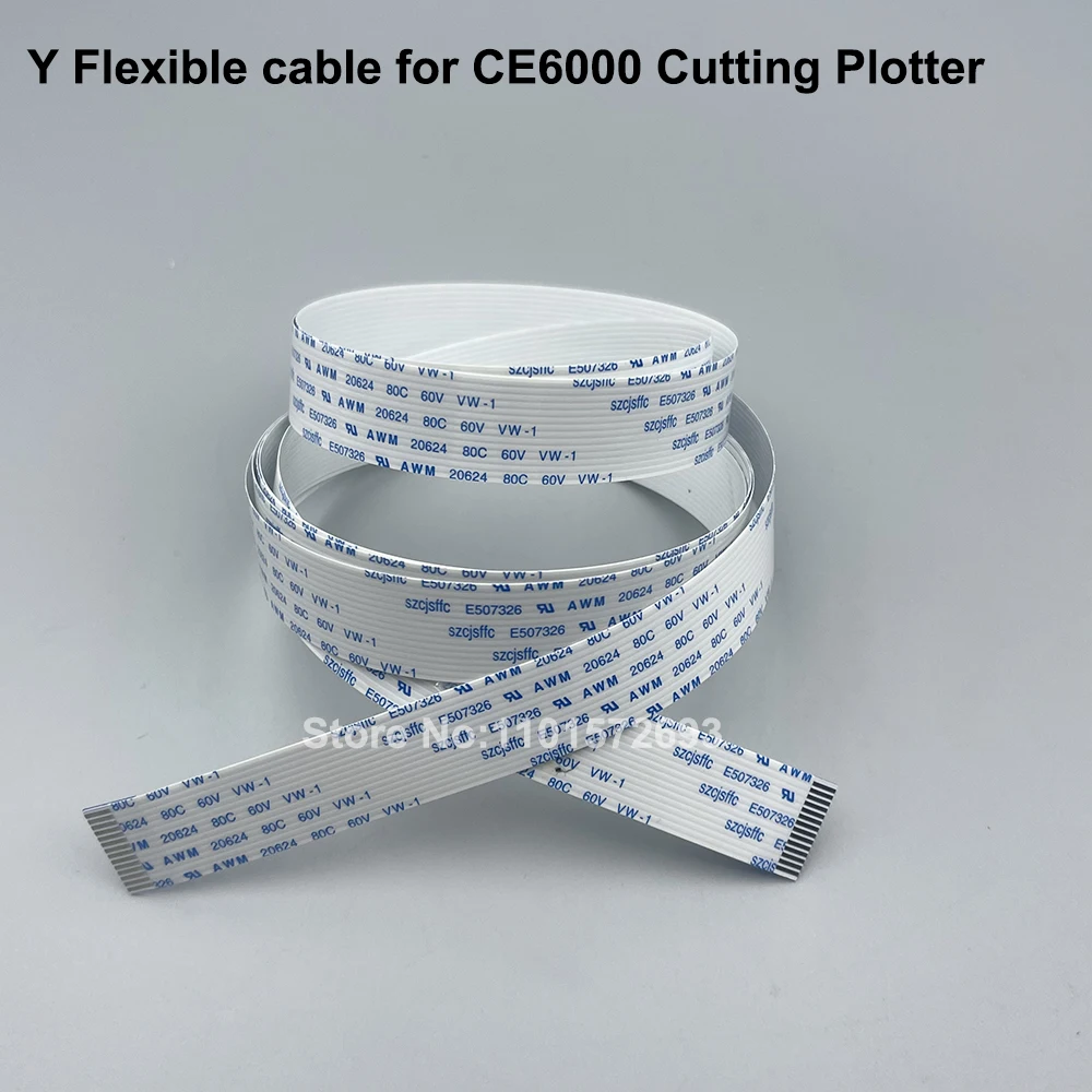 1PC For graphtec CE6000 Cutting Plotter Y Flexible Long Cable CE6000-40 CE6000-60 CE6000-120 Cutting Plotter Trolley Date Cables