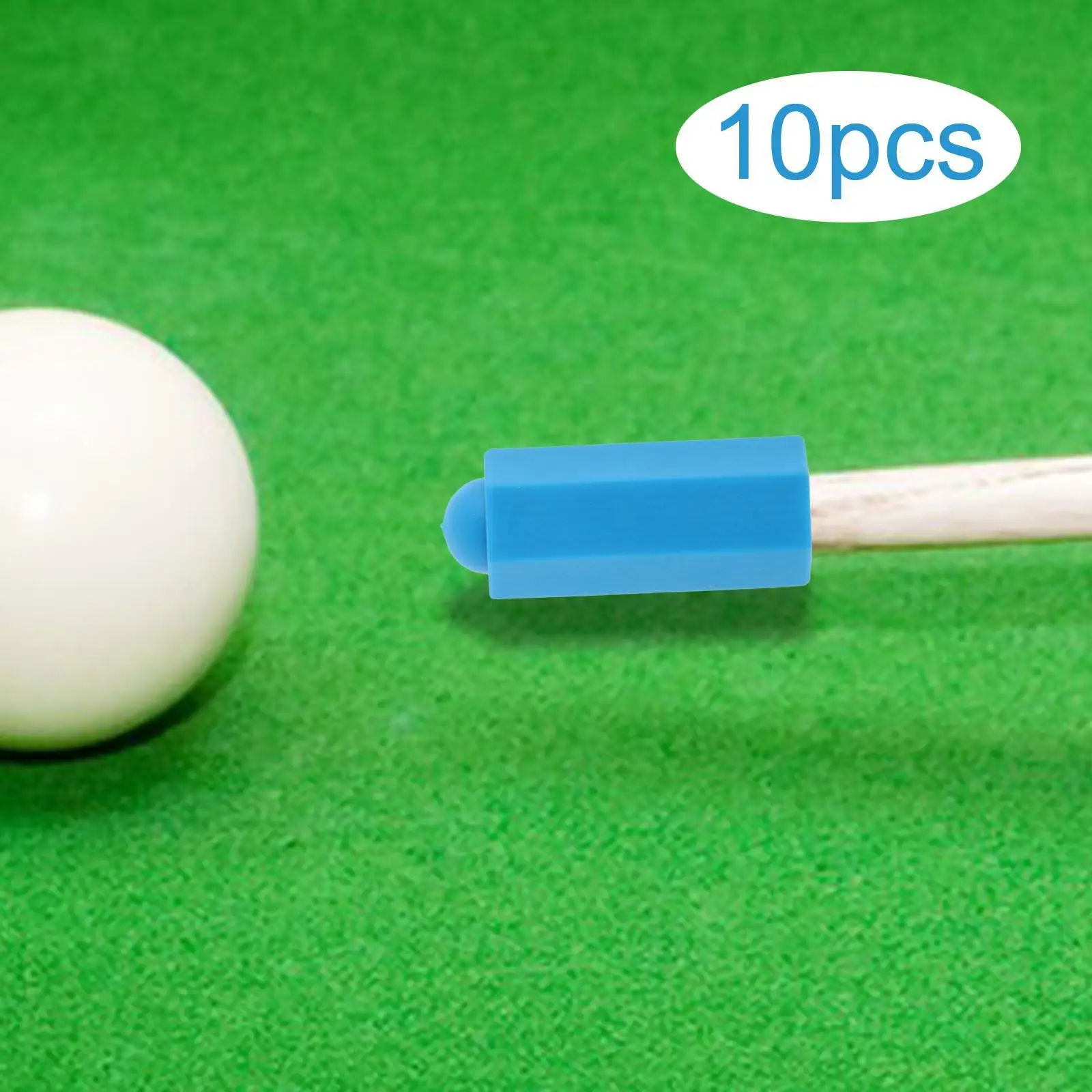 

10x Pool Cue Tip Cover Protective Case Portable Billiards Cue Tip Protector